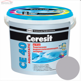 Фуга для плитки Ceresit СЕ 40 Aquastatic эластичная платина 14 (2 кг)